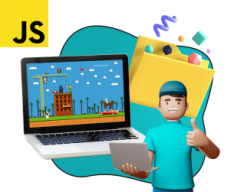 Программирование на JavaScript. Учимся создавать игры! - Школа программирования для детей, компьютерные курсы для школьников, начинающих и подростков - KIBERone г. Бишкек